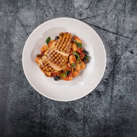 Grillitud kanafilee kastmega Marinara, Gnocchi Grillitud kanafilee kastmega Marinara, Gnocchi