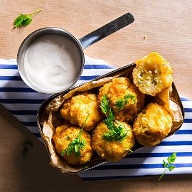 Juustumakaronide kroketid Juustumakaronide kroketid