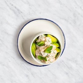 Kartulisalat piparmündimajoneesiga Kartulisalat piparmündimajoneesiga