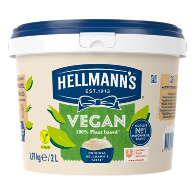 Majonees Hellmann's Vegan - Täiuslik lisand taimetoitlastele ja veganitele.