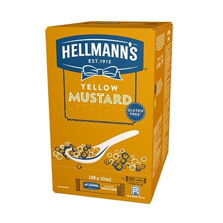 Hellmann's Garstyčios 10 ml x 198 vnt. - 