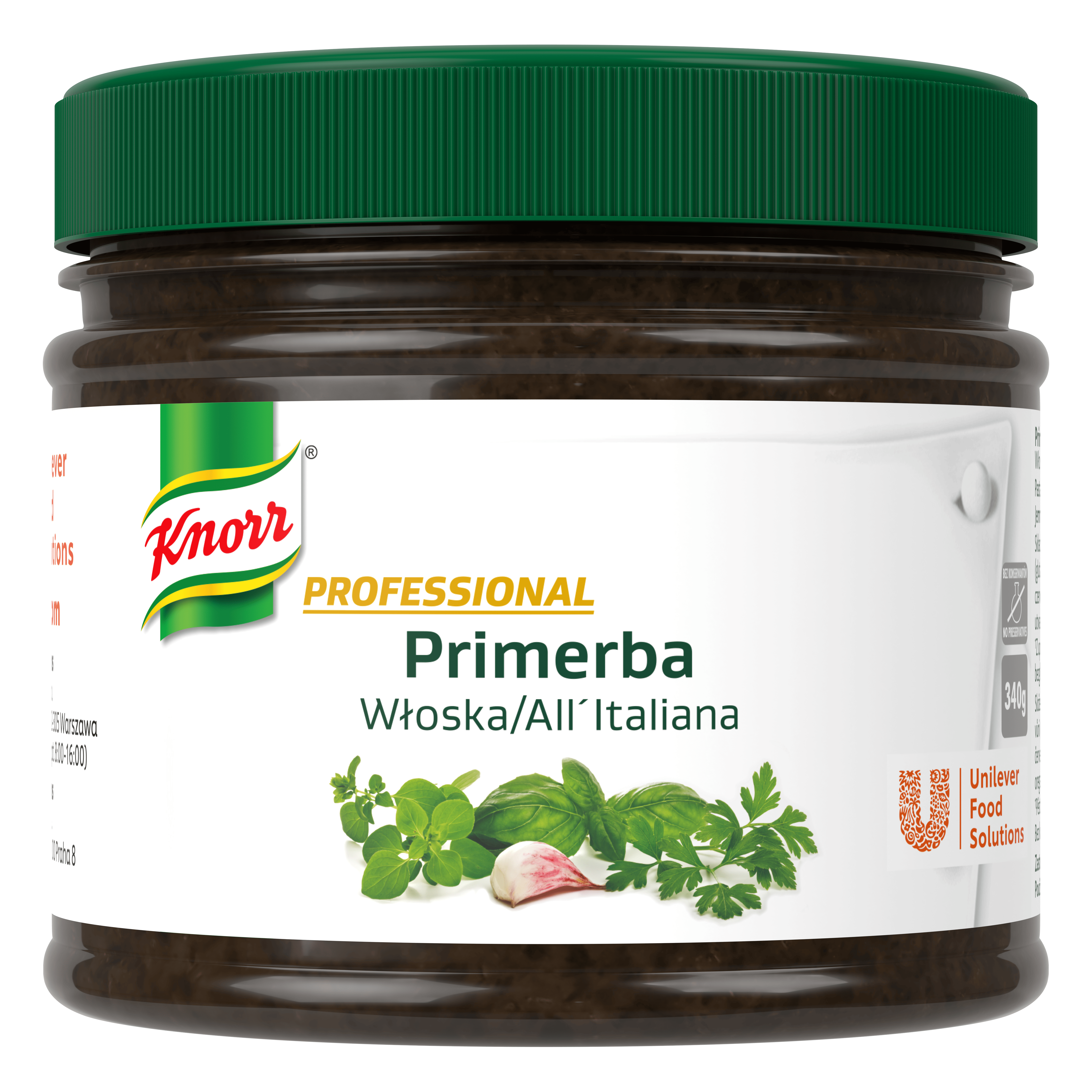 Knorr Primerba Prieskoninė Pasta su Itališkais žalumynais 340 g - 