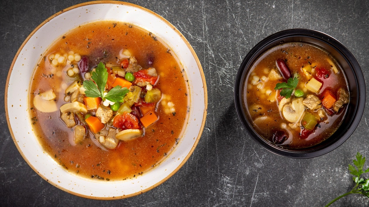 „TEISTSUGUNE“ MINESTRONE SEALIHA  JA GRANDINE NUUDLITEGA – - Retsept
