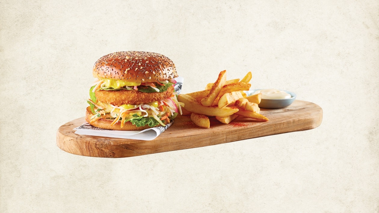 KRAUKŠĶĪGAIS VISTAS BURGERS – - Recepte