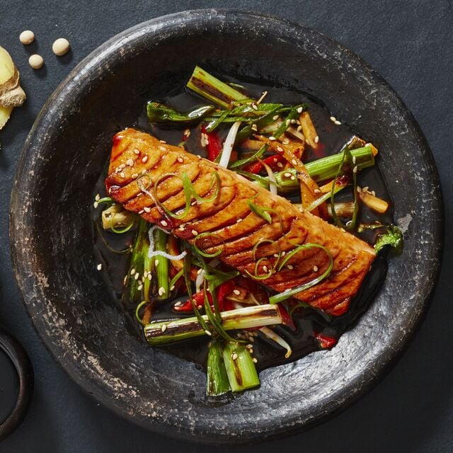 Lasis terijaki mērcē