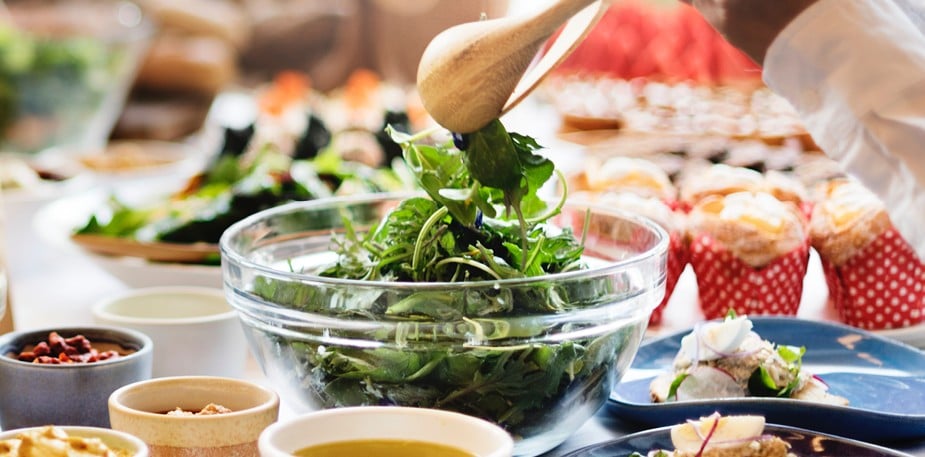 Värske salat ürituse lõpuni