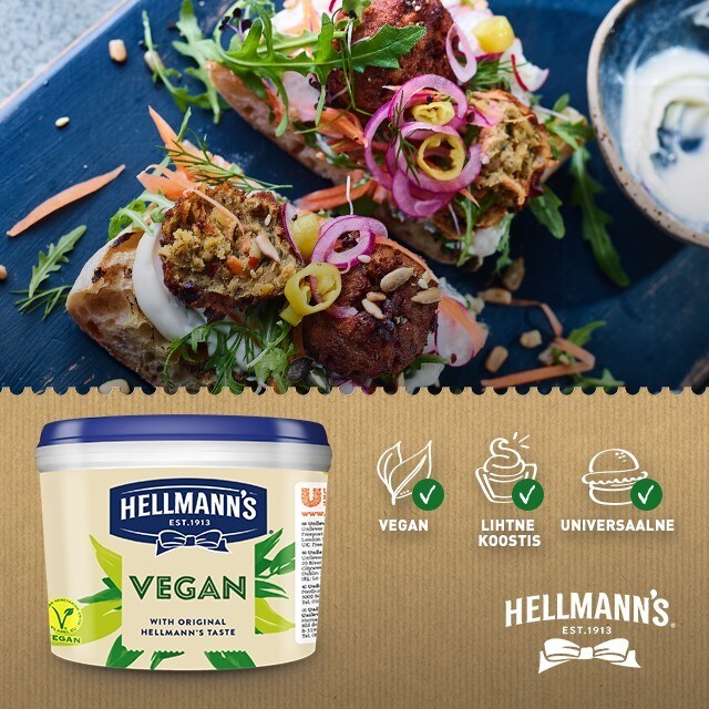 Avastage Hellmann’s Vegan majonees, mis on valmistatud veganite rõõmustamiseks!