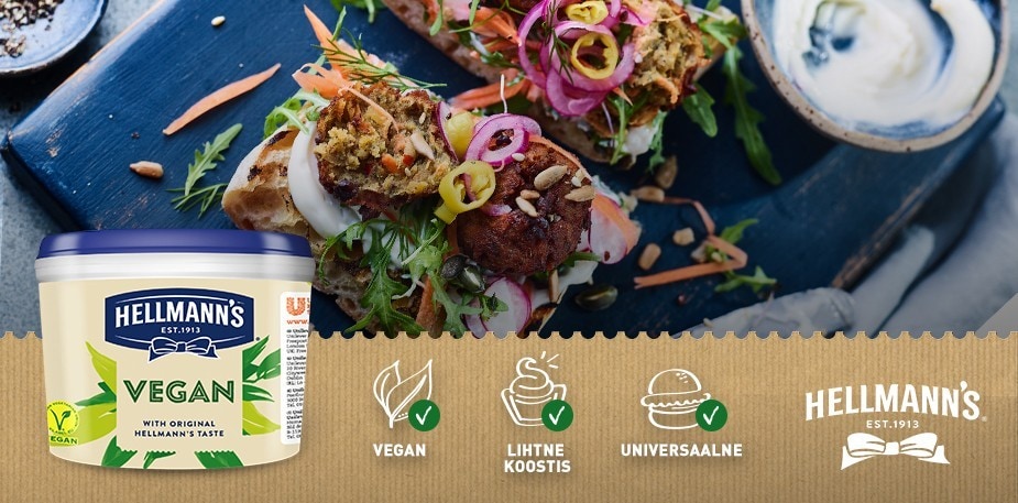 Avastage Hellmann’s Vegan majonees, mis on valmistatud veganite rõõmustamiseks!