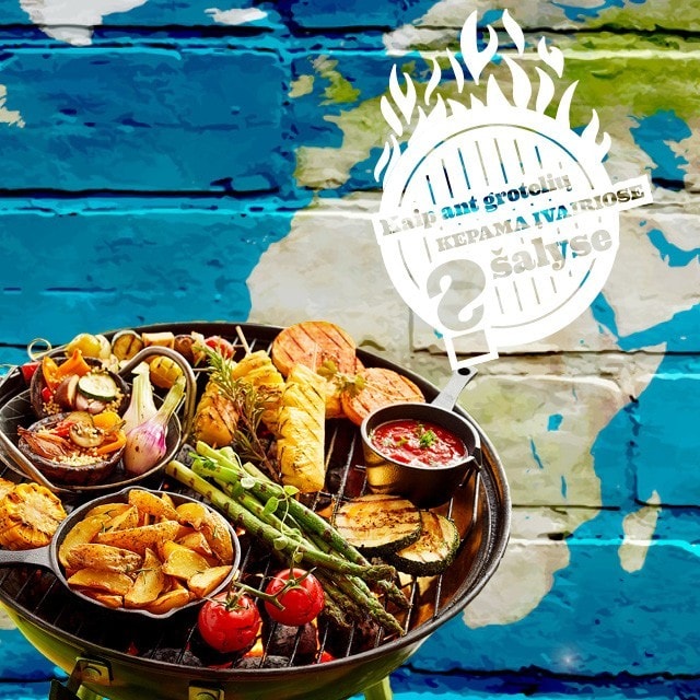 Kaip ant grotelių kepama įvairiose šalyse?