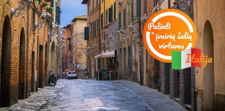 Pažinti įvairių šalių virtuves: Italija
