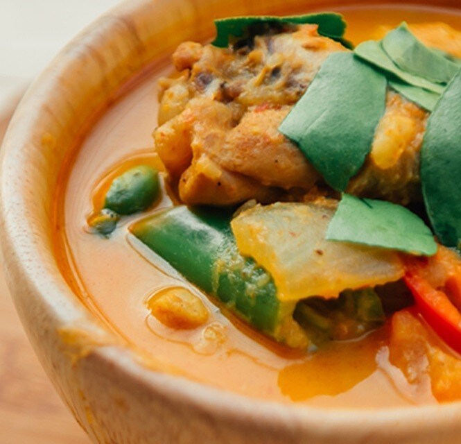 Tailandietiški troškiniai. Skirtingos jų rūšys.